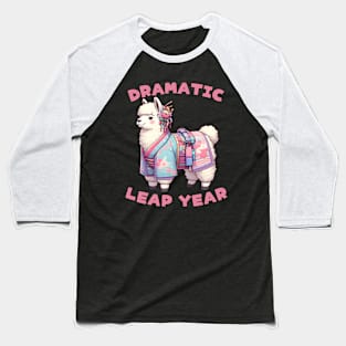 Llama Leap year Baseball T-Shirt